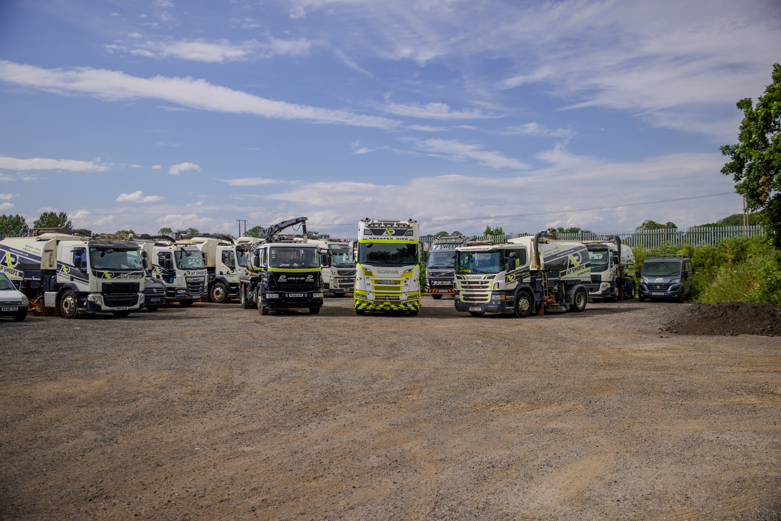 AP Sweepz road sweeper fleet serving Compton